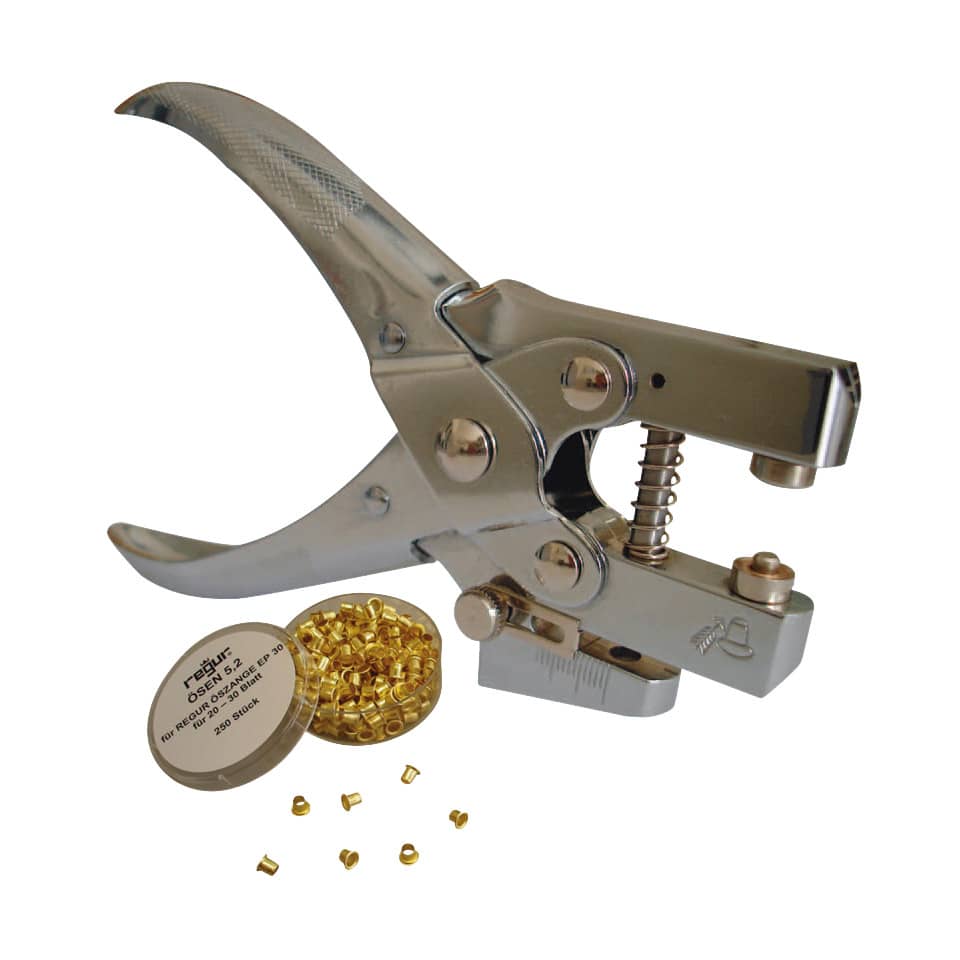 Ösenhefter Zange, 30 Blatt, chrom DR. GOLD EP 30 DR. GOLD EP 30 REGUR