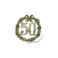 Jubiläumszahl gold „50“, ø 13 cm DEMMLER 1230500192