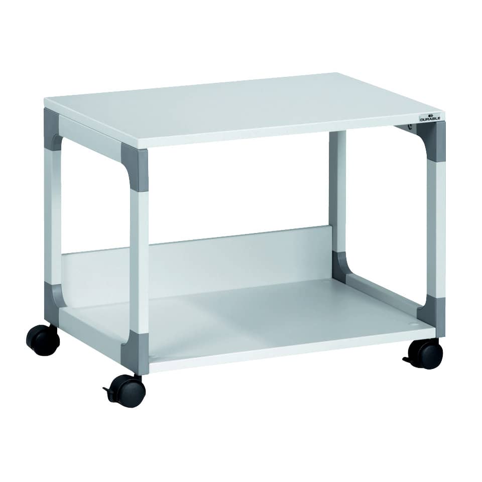 Multifunktions- und Druckerfahrwagen SYSTEM MULTI TROLLEY 48, 2 Böden, grau DURABLE 3710 10 DURABLE 3710 10 MultiTr 48