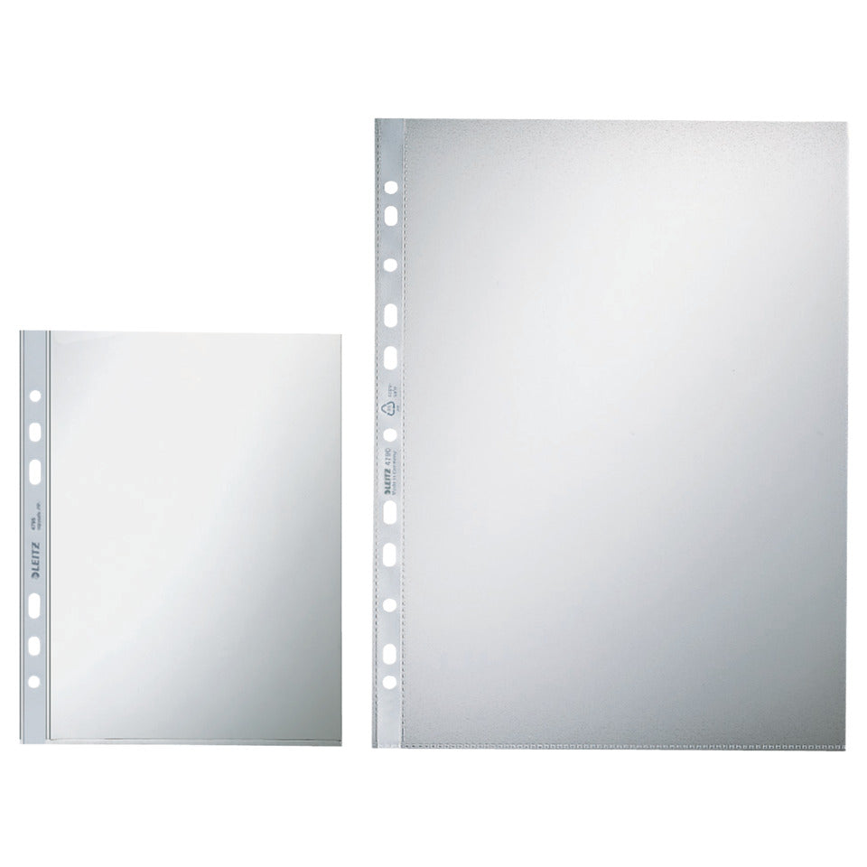Prospekthülle Standard, A5, PP, genarbt, dokumentenecht, 100 Stück, farblos LEITZ 4795-00-00 LEITZ 4795-00-00 100ST 0,08mm