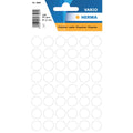 Etiketten permanent, Ø13mm, 240 Stück, weiß HERMA 1860 HERMA 1860  240 Stück permanent haftend