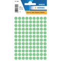 Etiketten permanent, Ø8mm, 540 Stück, grün HERMA 1845 HERMA 1845 540 Stück permanent haftend