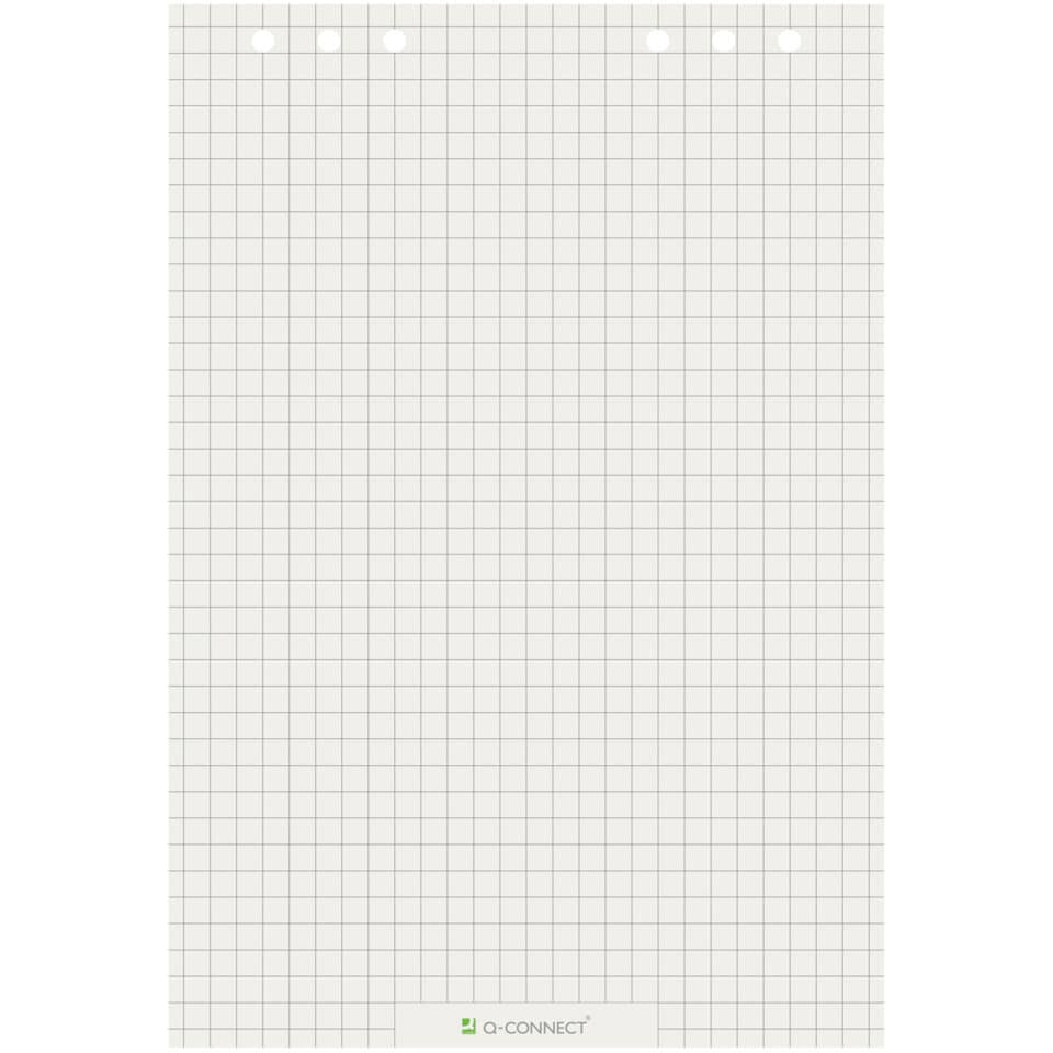 Flipchartblock, 68x99cm, 20 Blatt, kariert Q-CONNECT KF15416 Q-CONNECT KF15416 68x99cm