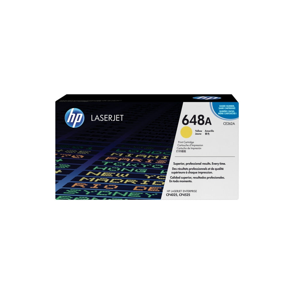 Lasertoner Nr. 648A, 11.000 Seiten, yellow HP CE262A
