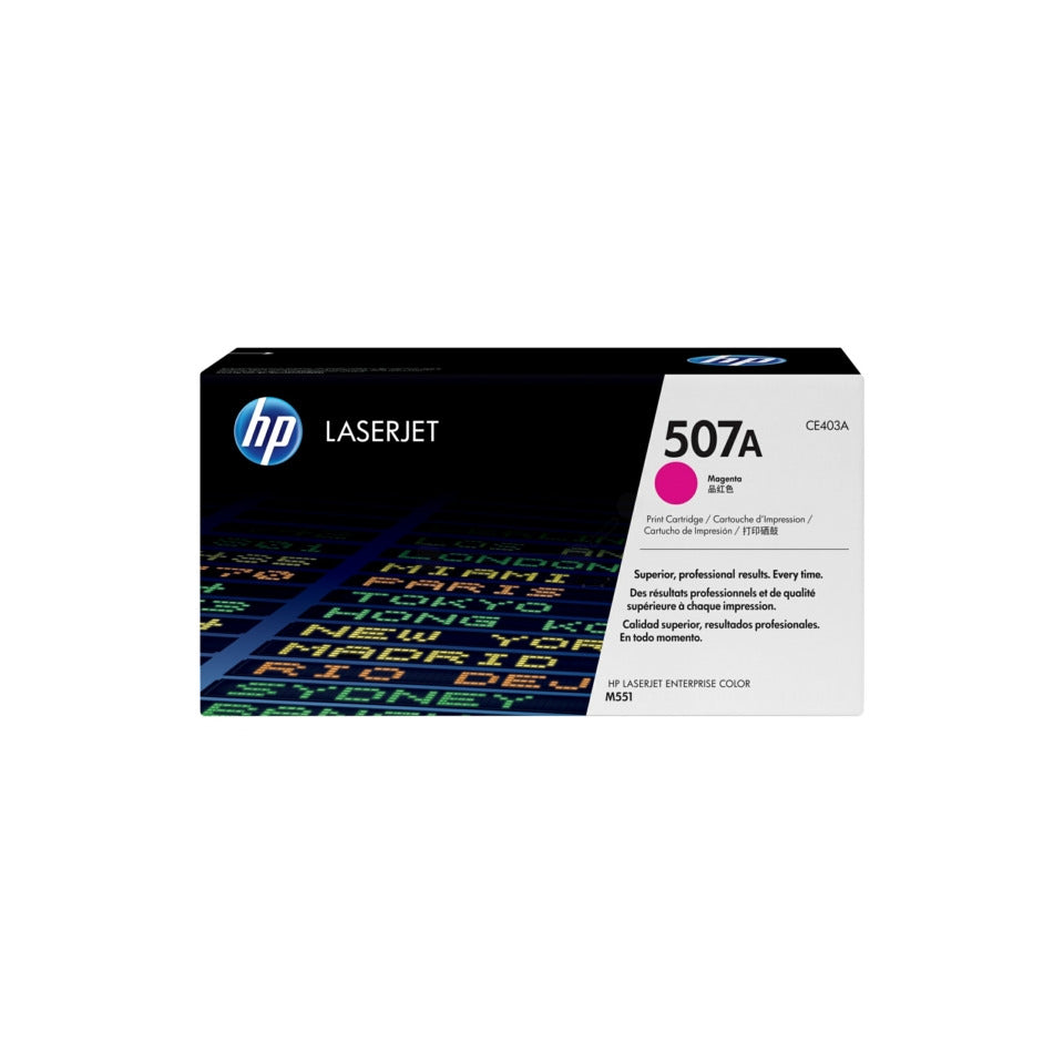 Lasertoner Nr. 507A magenta HP CE403A