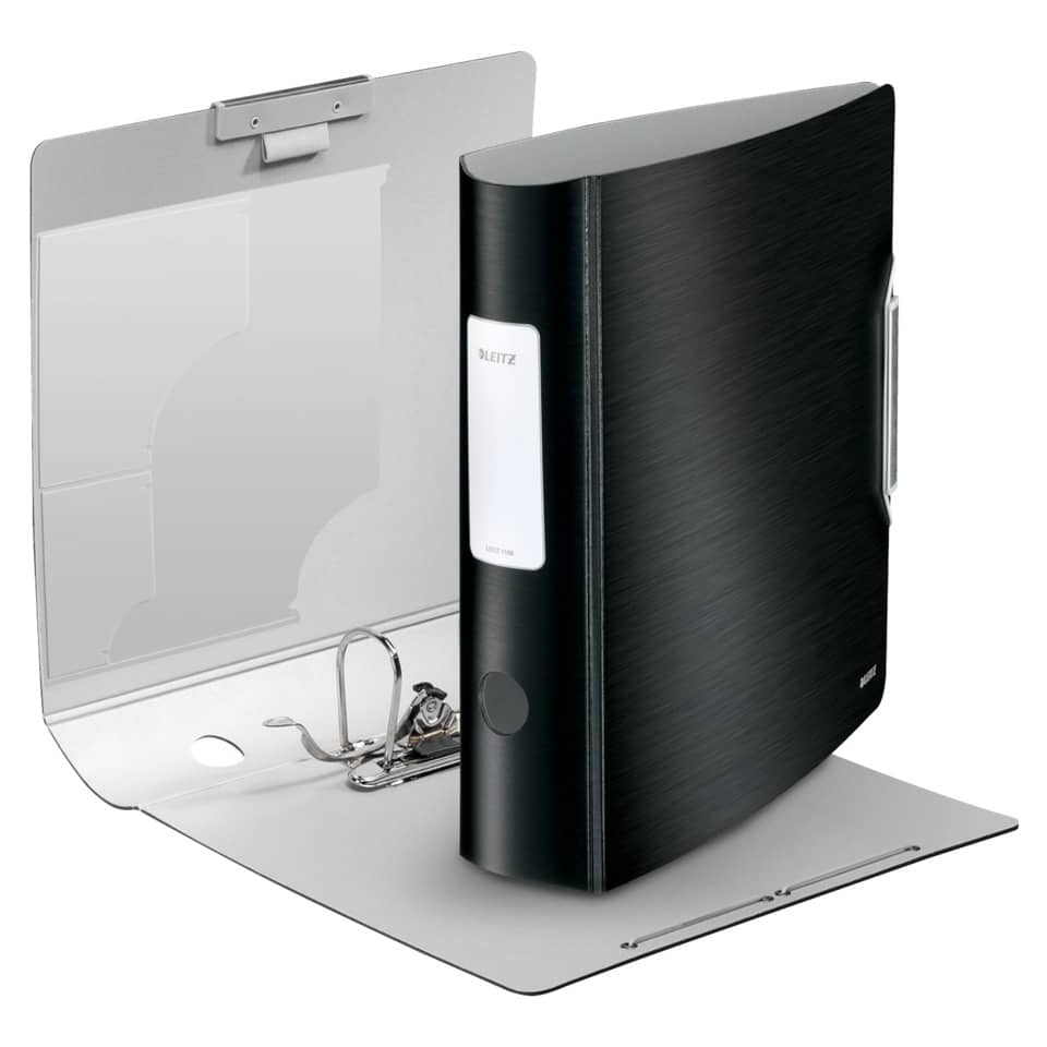 Qualitäts-Ordner Active Style, A4, 80mm, PP, satin schwarz LEITZ 1108-00-94 LEITZ 1108-00-94 Style PP 180°