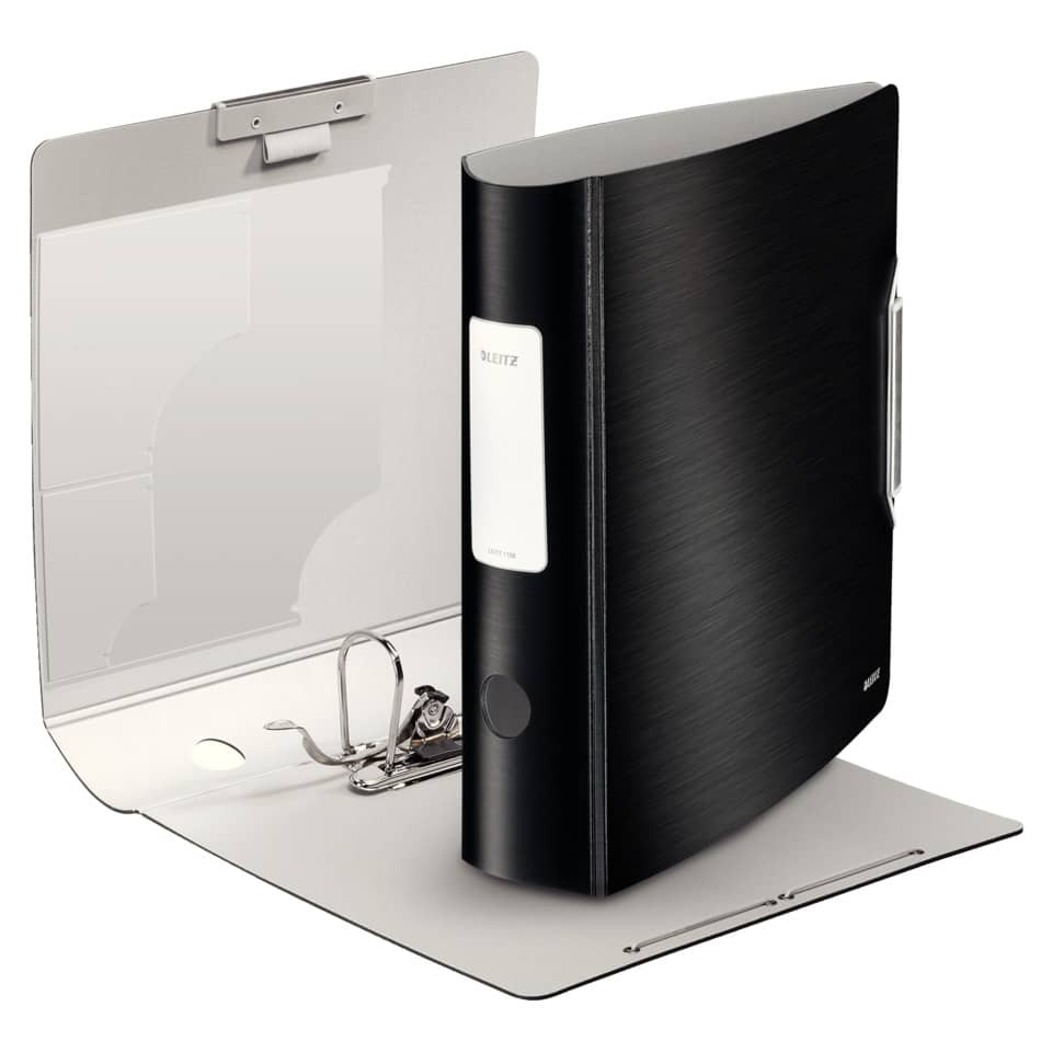 Qualitäts-Ordner Active Style, A4, 80mm, PP, satin schwarz LEITZ 1108-00-94 LEITZ 1108-00-94 Style PP 180°