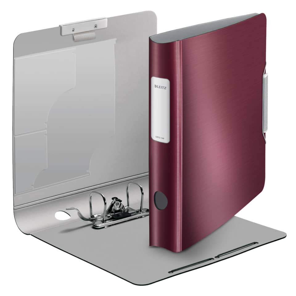 Qualitäts-Ordner Active Style, A4, 65mm, PP, granat rot LEITZ 1109-00-28 LEITZ 1109-00-28 Style PP 180°
