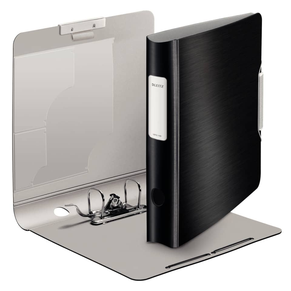 Qualitäts-Ordner Active Style, A4, 65mm, PP, satin schwarz LEITZ 1109-00-94 LEITZ 1109-00-94 Style PP 180°