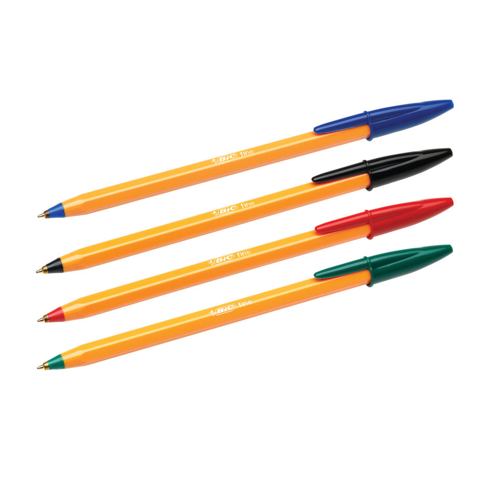 Kugelschreiber Orange Original fine, Kappenmodell, 0,35 mm, blau BIC 8099221 BIC 8099221/1199110111