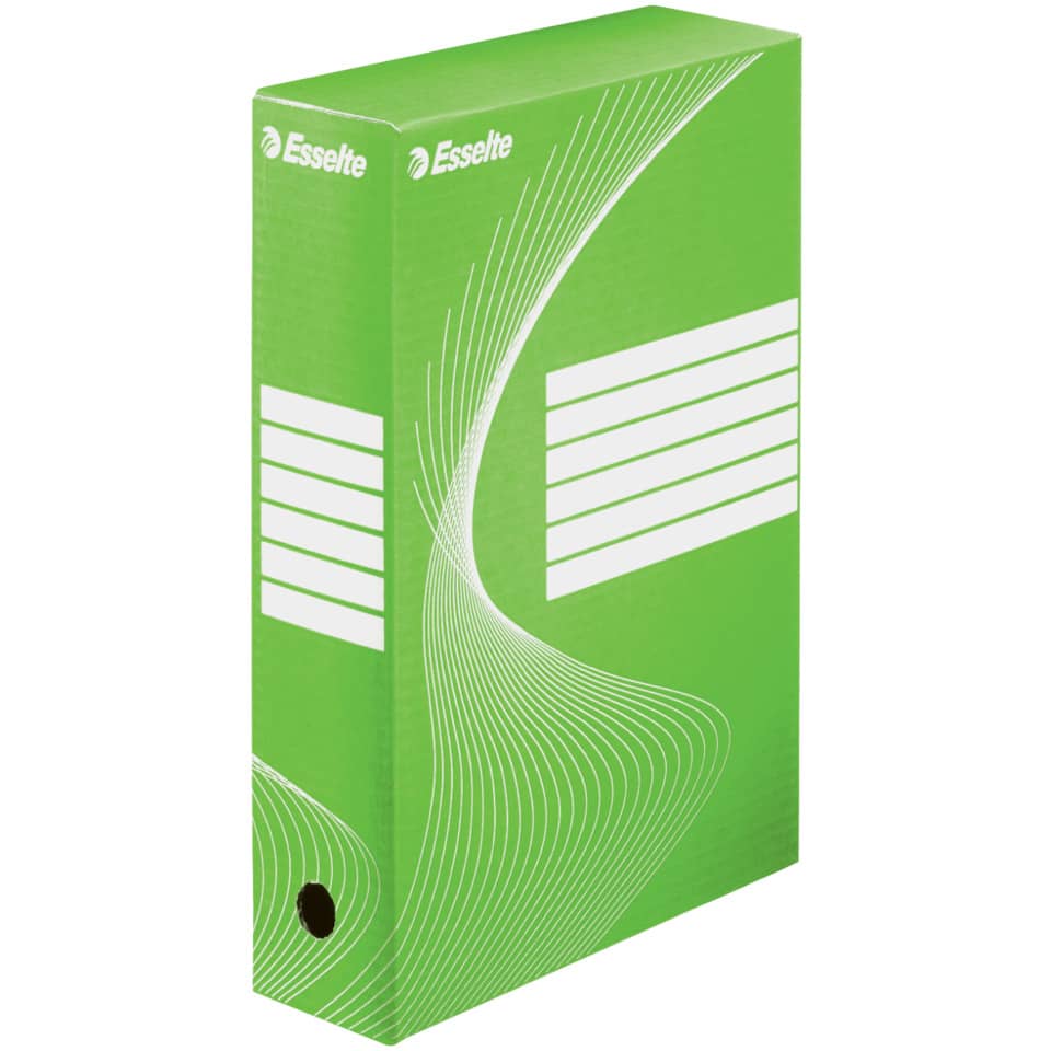 Archiv-Schachtel A4 8cm grün ESSELTE 128414