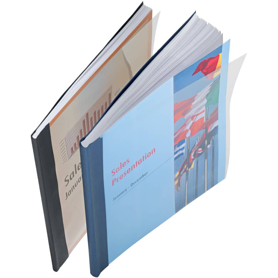 Bindemappe impressBIND, Soft Cover, A4, 3,5 mm, 10 Stück, schwarz LEITZ 7398-00-95 LEITZ 7398-00-95  3.5mm 10St