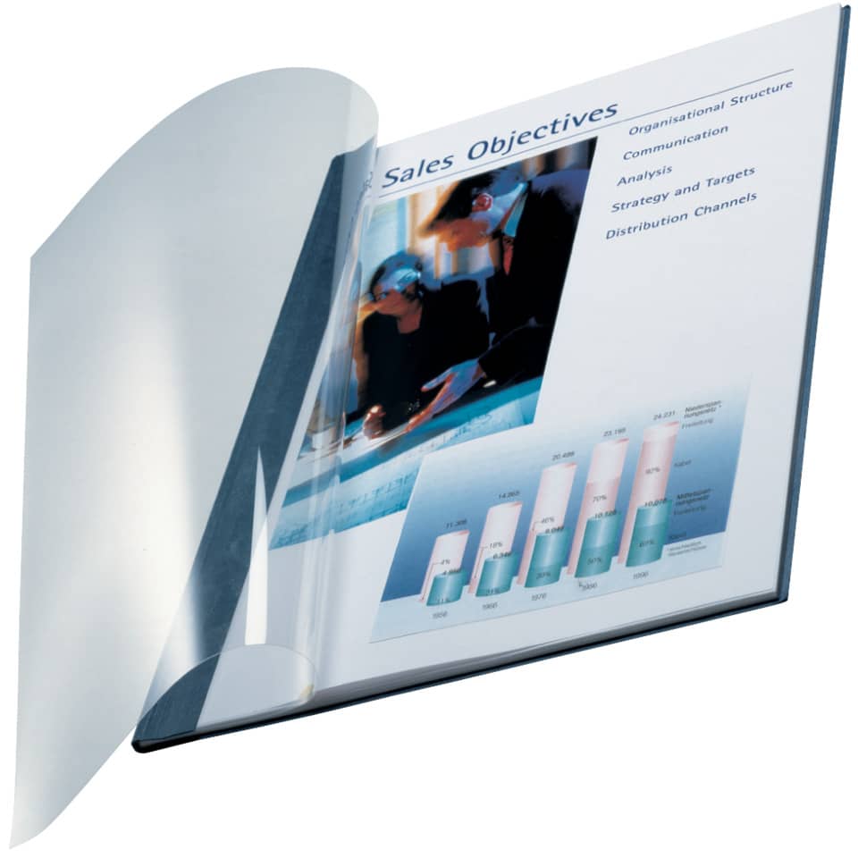 Bindemappe impressBIND, Soft Cover, A4, 7 mm, 10 Stück, blau LEITZ 7399-00-35 LEITZ 7399-00-35  10St