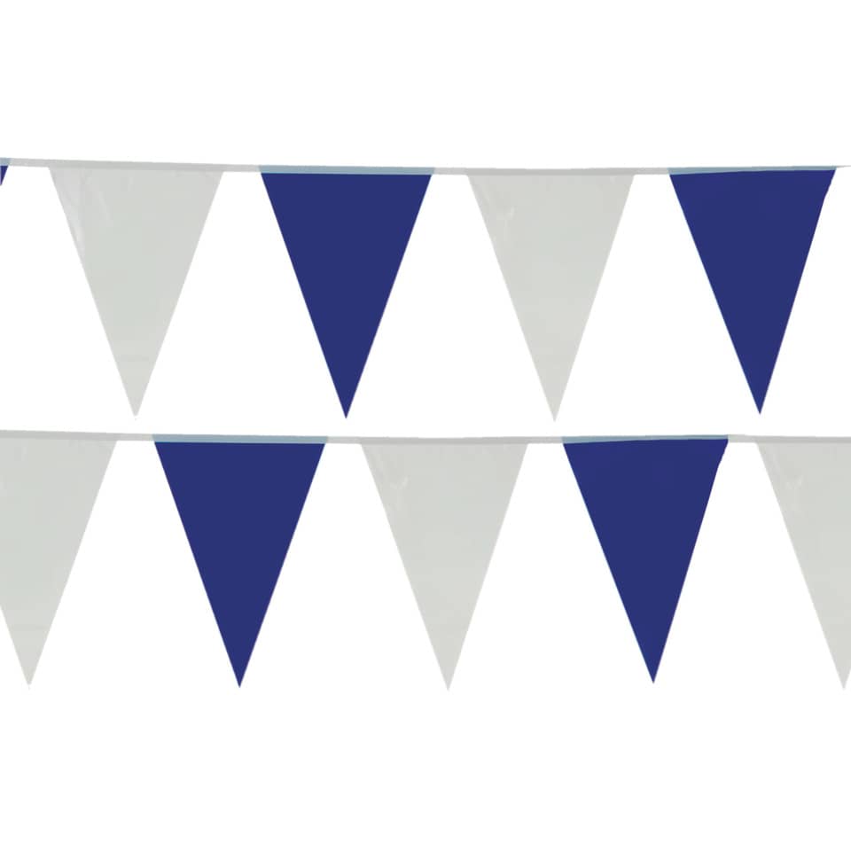 Wimpelkette, 10m, blau/weiß  14416 14416 30Flaggen 10m