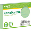 Karteikarte, A8, 170g/m², liniert, 100 Stück, grün RNK 115085 RNK 115085 liniert