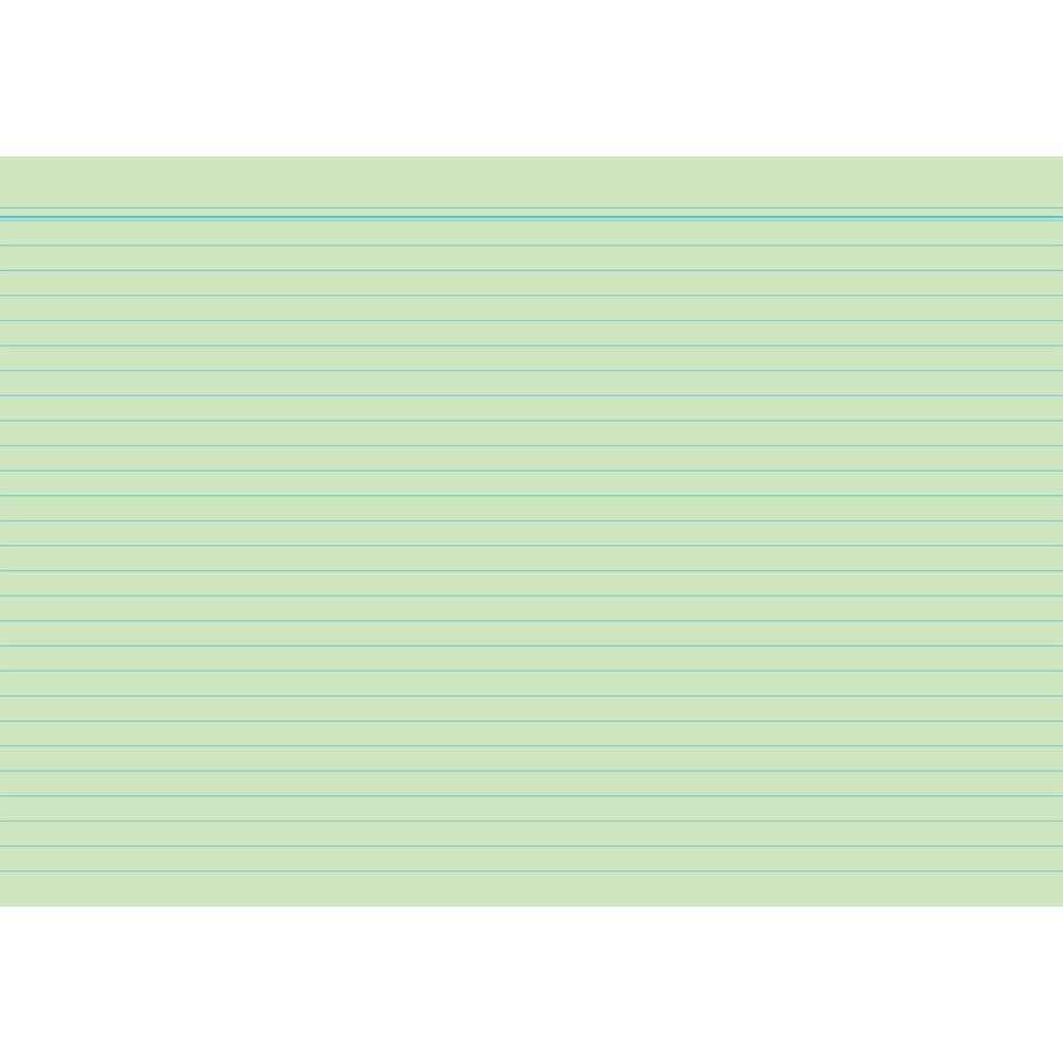 Karteikarte, A6, 170g/m², liniert, 100 Stück, grün RNK 115065 RNK 115065 liniert