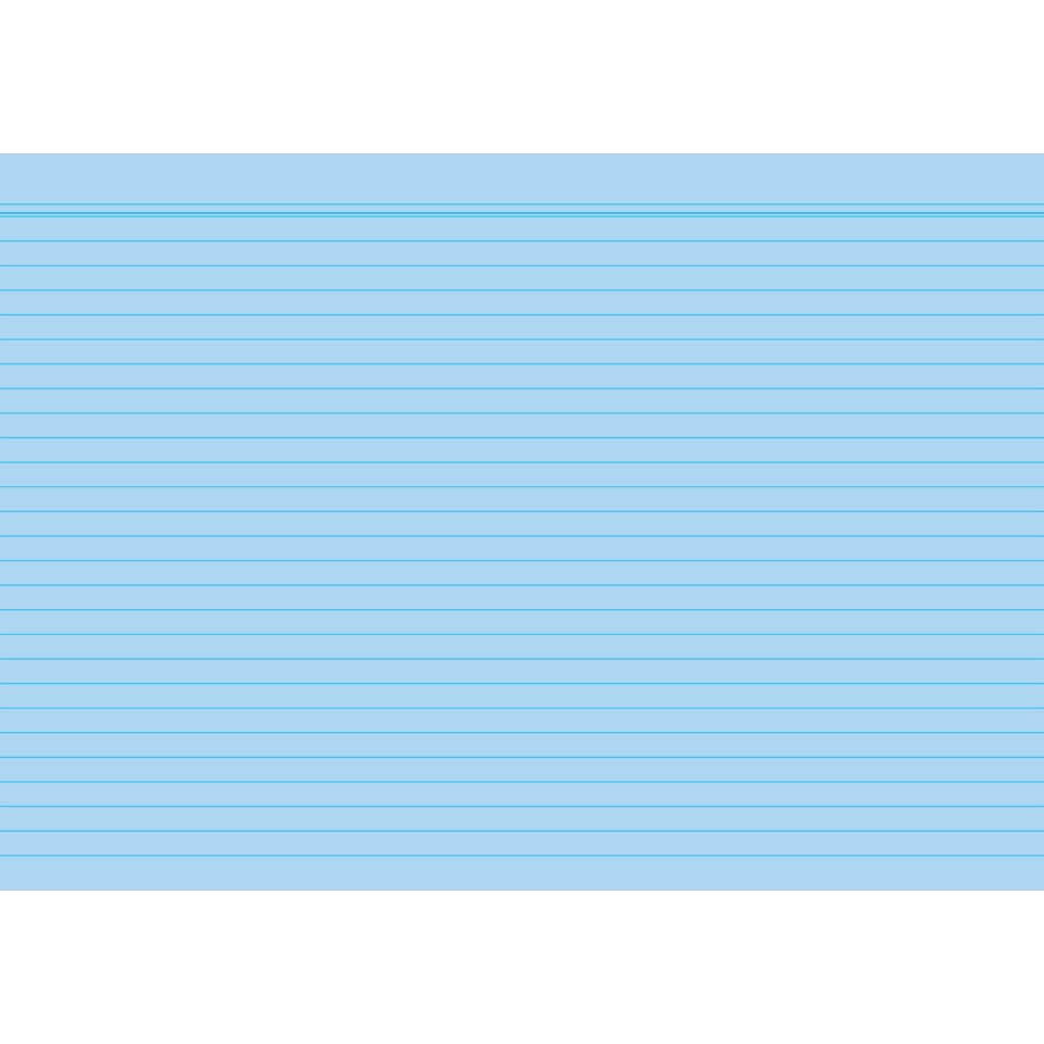 Karteikarte, A5, 170g/m², liniert, 100 Stück, blau RNK 115054 RNK 115054 liniert
