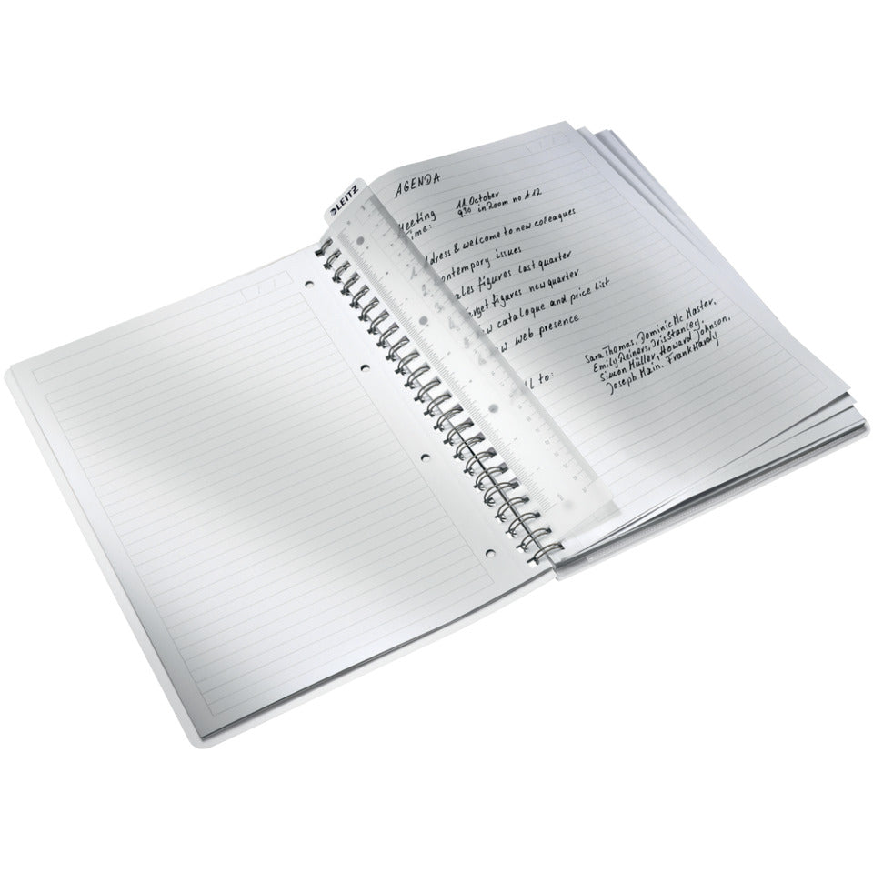 Collegeblock WOW, A4, PP, liniert, holzfrei, 80 Blatt, blau LEITZ 46370036 LEITZ 4637-00-36  80Bl liniert