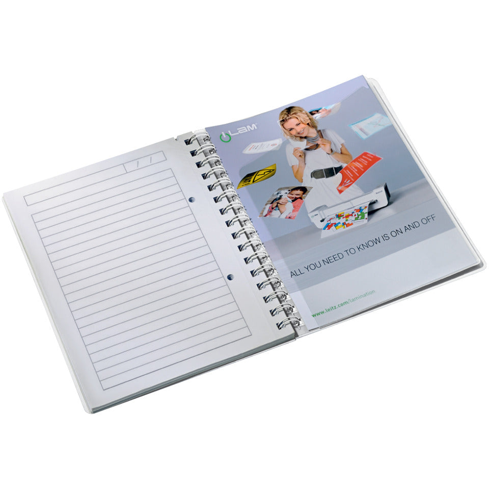 Collegeblock WOW, A5, PP, liniert, holzfrei, 80 Blatt, eisblau LEITZ 46390051 LEITZ 4639-00-51  80Bl lin.