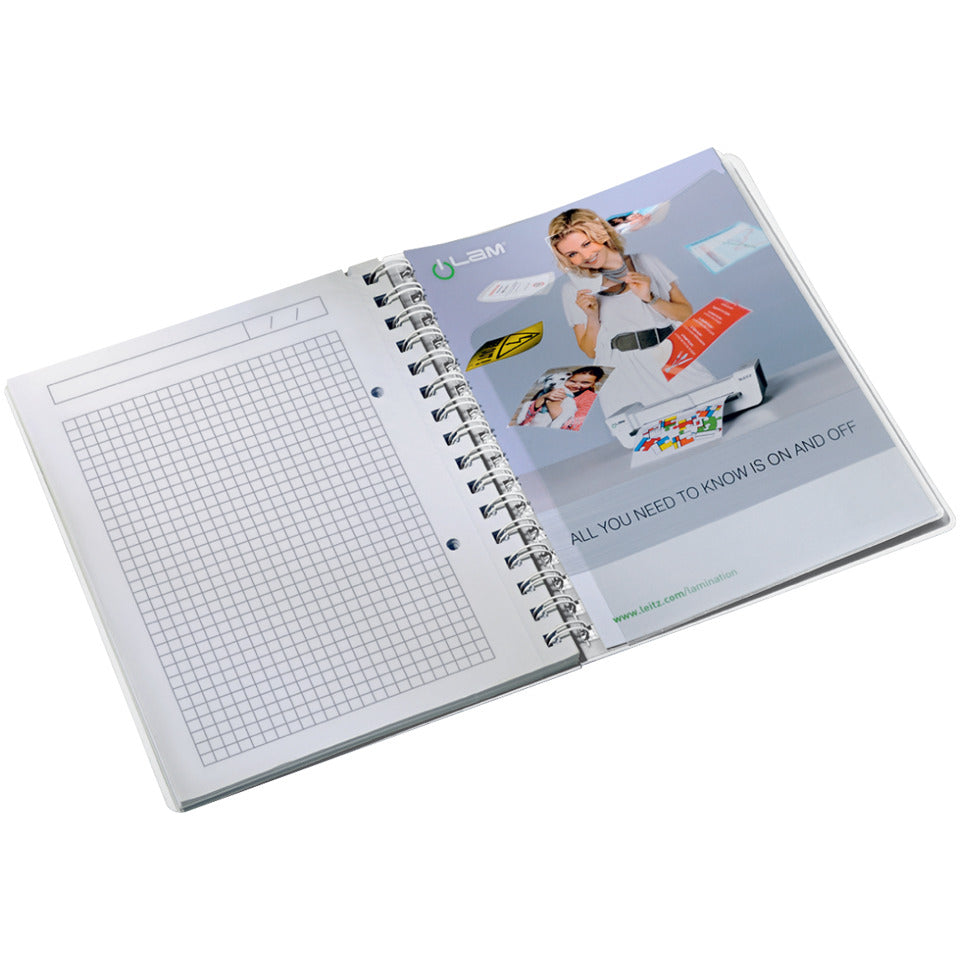 Collegeblock WOW, A5, PP, kariert, holzfrei, 80 Blatt, blau LEITZ 46410036 LEITZ 4641-00-36  80Bl kar.