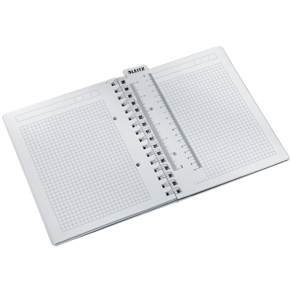 Collegeblock WOW, A5, PP, kariert, holzfrei, 80 Blatt, pink LEITZ 46410023 LEITZ 4641-00-23  80Bk kar.