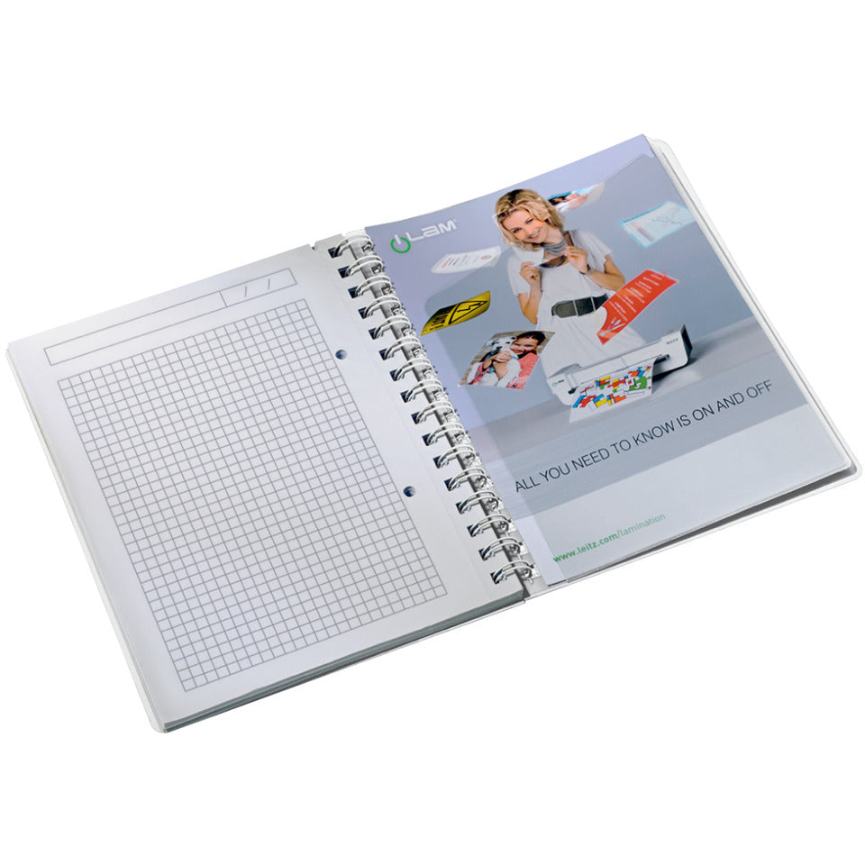 Collegeblock WOW, A5, PP, kariert, holzfrei, 80 Blatt, pink LEITZ 46410023 LEITZ 4641-00-23  80Bk kar.