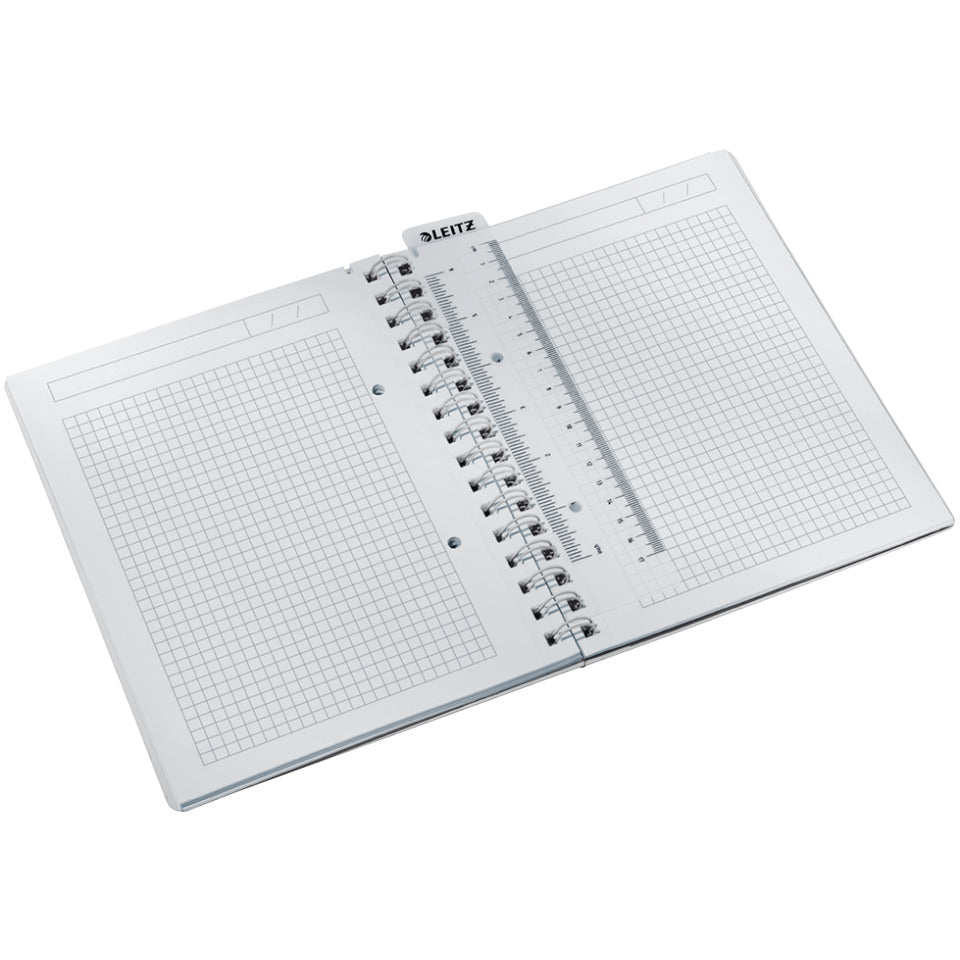 Collegeblock WOW, A5, PP, kariert, holzfrei, 80 Blatt, violett LEITZ 46410062 LEITZ 4641-00-62  80Bl kar.