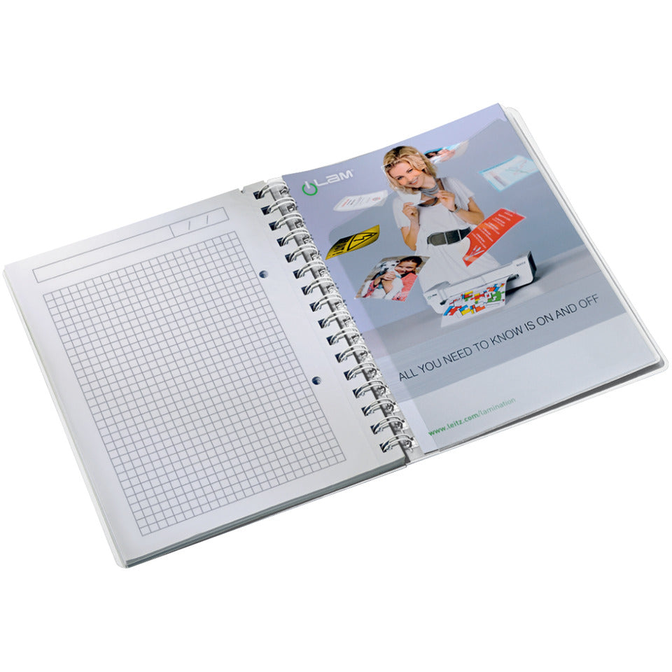 Collegeblock WOW, A5, PP, kariert, holzfrei, 80 Blatt, violett LEITZ 46410062 LEITZ 4641-00-62  80Bl kar.