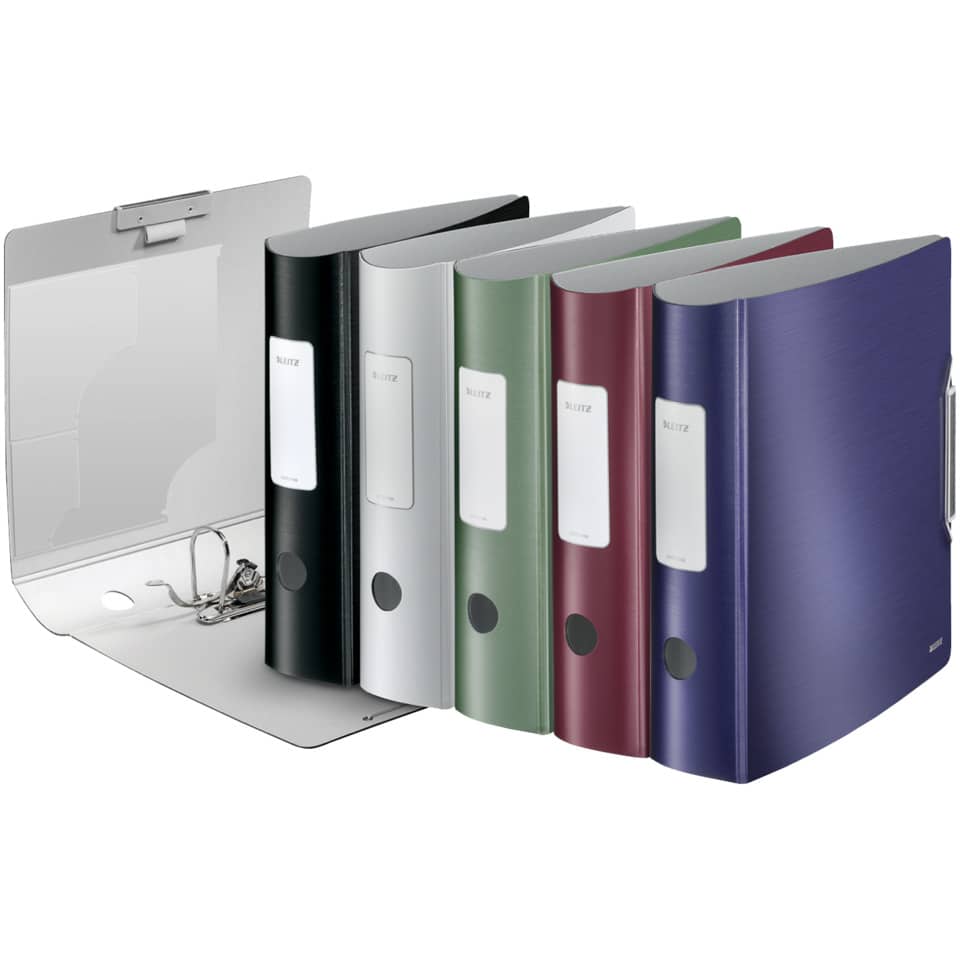 Qualitäts-Ordner Active Style, A4, 80mm, PP, satin schwarz LEITZ 1108-00-94 LEITZ 1108-00-94 Style PP 180°