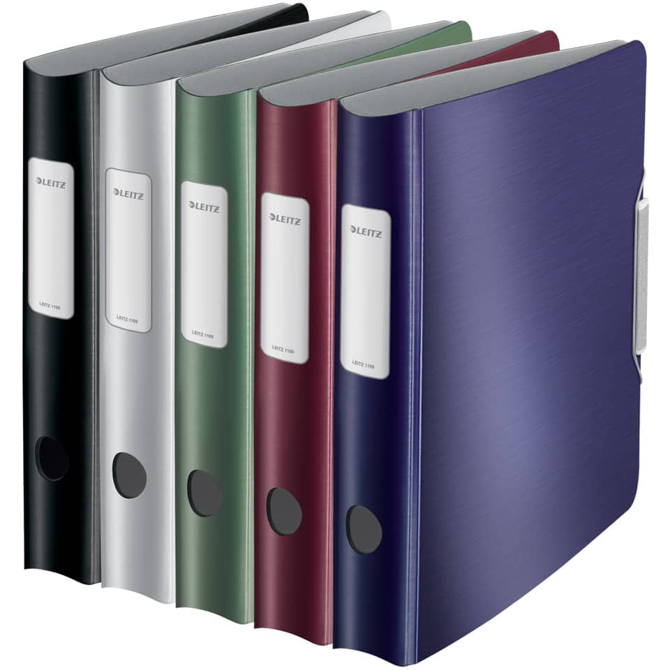 Qualitäts-Ordner Active Style, A4, 65mm, PP, satin schwarz LEITZ 1109-00-94 LEITZ 1109-00-94 Style PP 180°