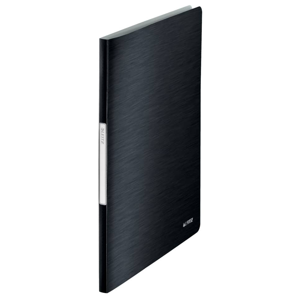 Sichtbuch Style, A4, PP, 20 Hüllen, satin schwarz LEITZ 39580094 LEITZ 3958-00-94  PP 20Hüllen