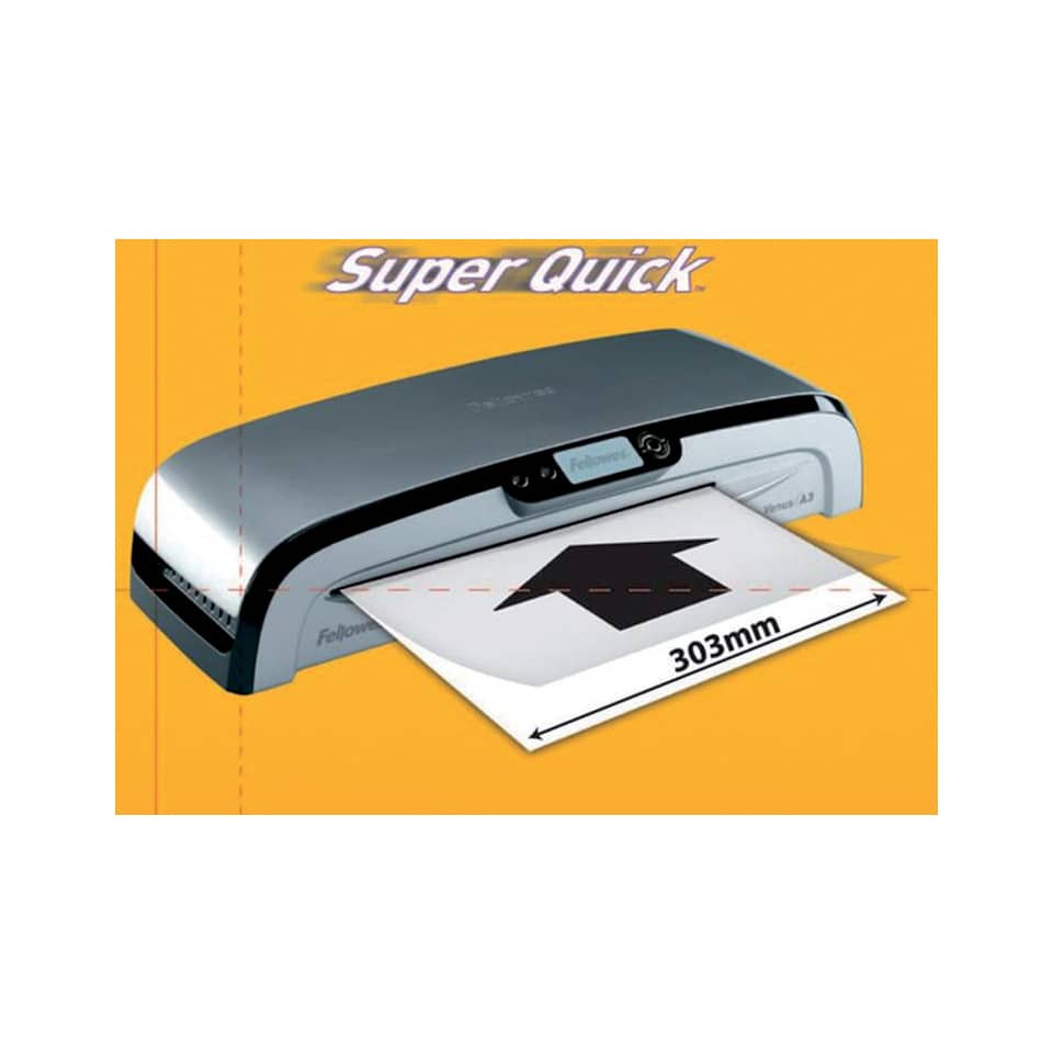 Laminierhülle SuperQuick(TM), A4, 216 x 306 mm, 125 µm, glänzend, 100 Stück FELLOWES 5440101 FELLOWES 5440101 SQ