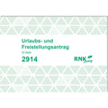 Urlaubs- und Freistellungsantrag, A6 quer, 50 Blatt RNK 2914