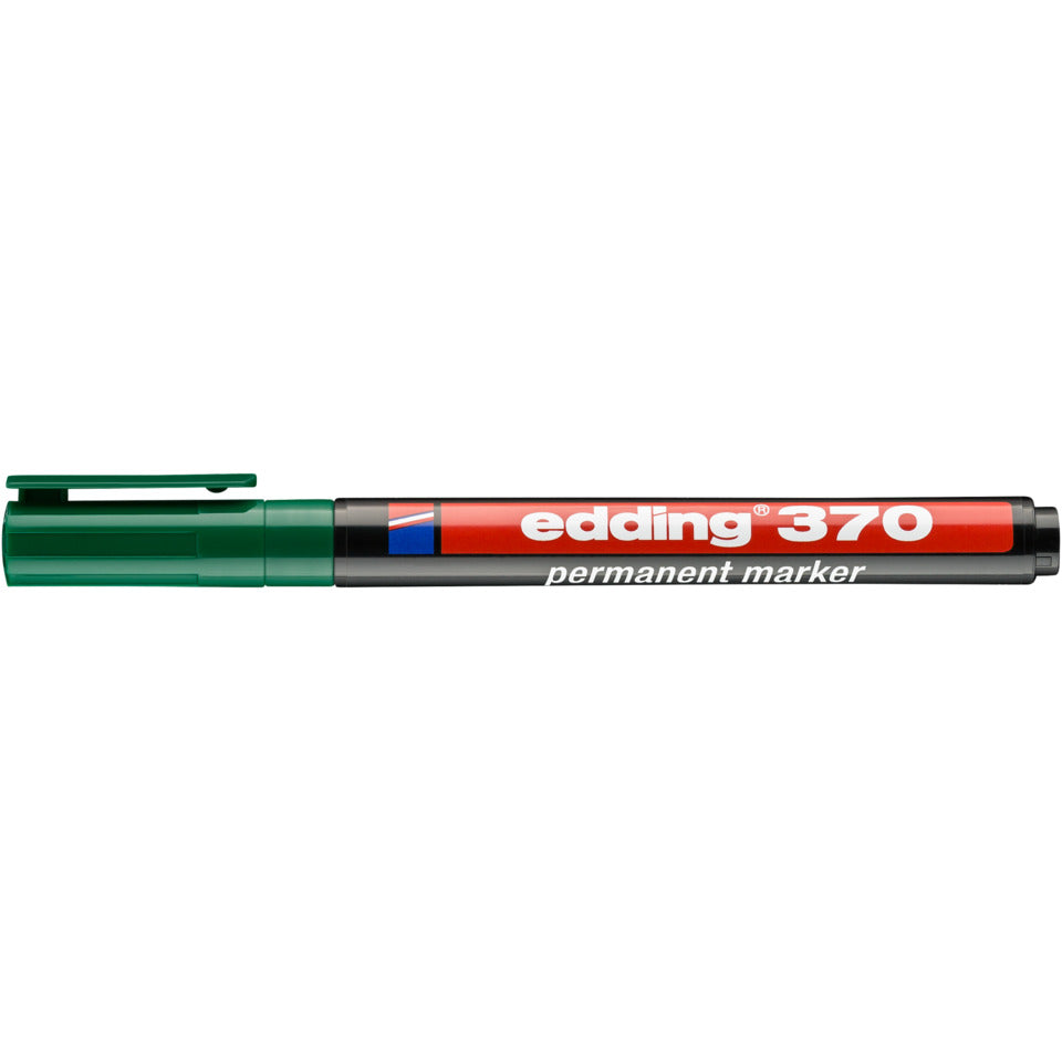Permanentmarker 370, Rundspitze, nachfüllbar, 1mm, grün EDDING 370 4 EDDING 4-370004
