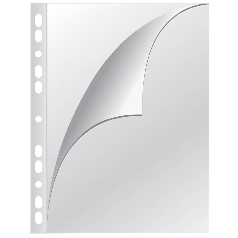 Prospekthülle, A4, 0,08mm, 100 Stück, genarbt Q-CONNECT KF00424 Q-CONNECT KF00424 100810677 Öff. O+L