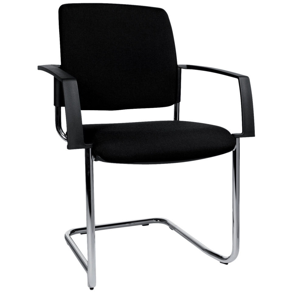 Besucherstuhl B2B mit Armlehnen schwarz TOPSTAR BB390AG20 TOPSTAR BB390AG20 m.Armlehnen