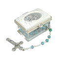Rosenkranz in Dose, 39cm, blau  76-54 76-54 39cm