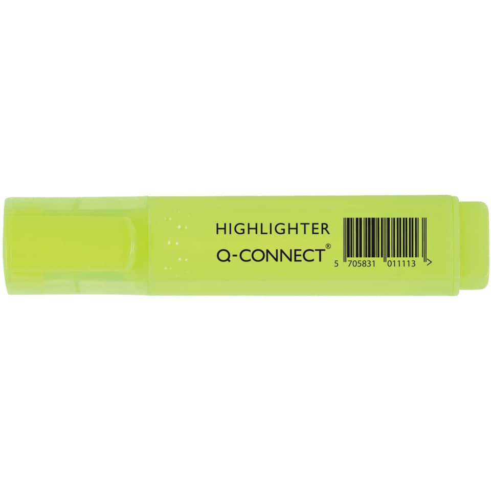 Textmarker, 1 - 5,2 mm, gelb Q-CONNECT KF01111 Q-CONNECT KF01111 1,0-5,2mm