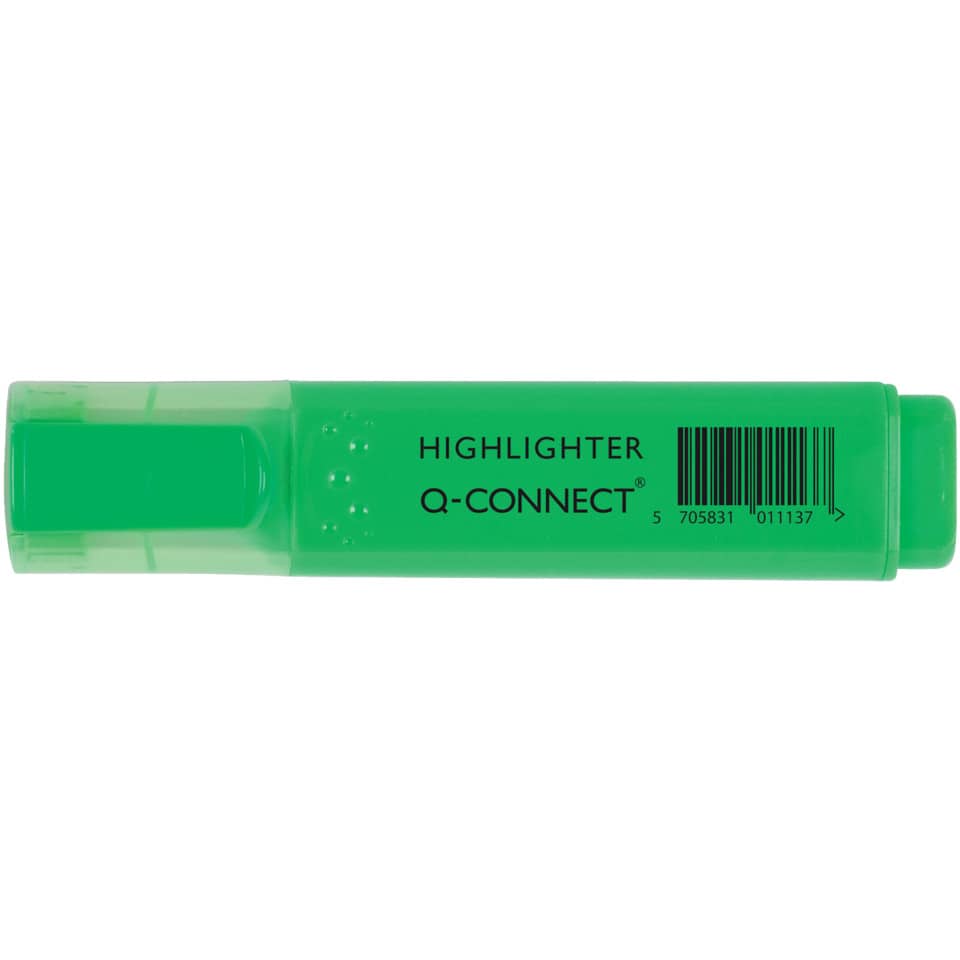 Textmarker, 1 - 5,2 mm, grün Q-CONNECT KF01113 Q-CONNECT KF01113 1,0-5,2mm
