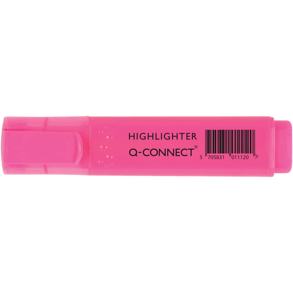 Textmarker, 1 - 5,2 mm, rosa Q-CONNECT KF01112 Q-CONNECT KF01112 1,0-5,2mm
