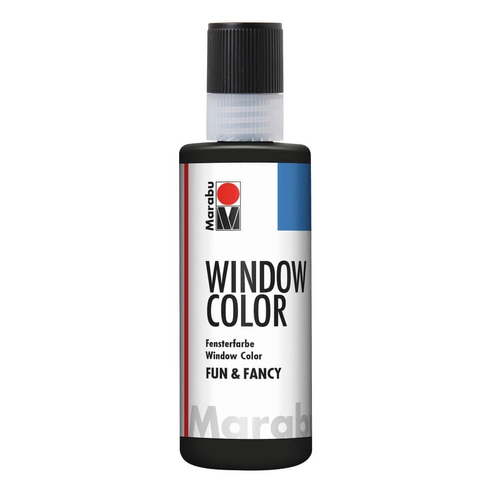 Fensterfarbe Fun&Fancy, 80ml, konturen-schwarz MARABU 04060 004 073 MARABU 04060 004 073  80ml