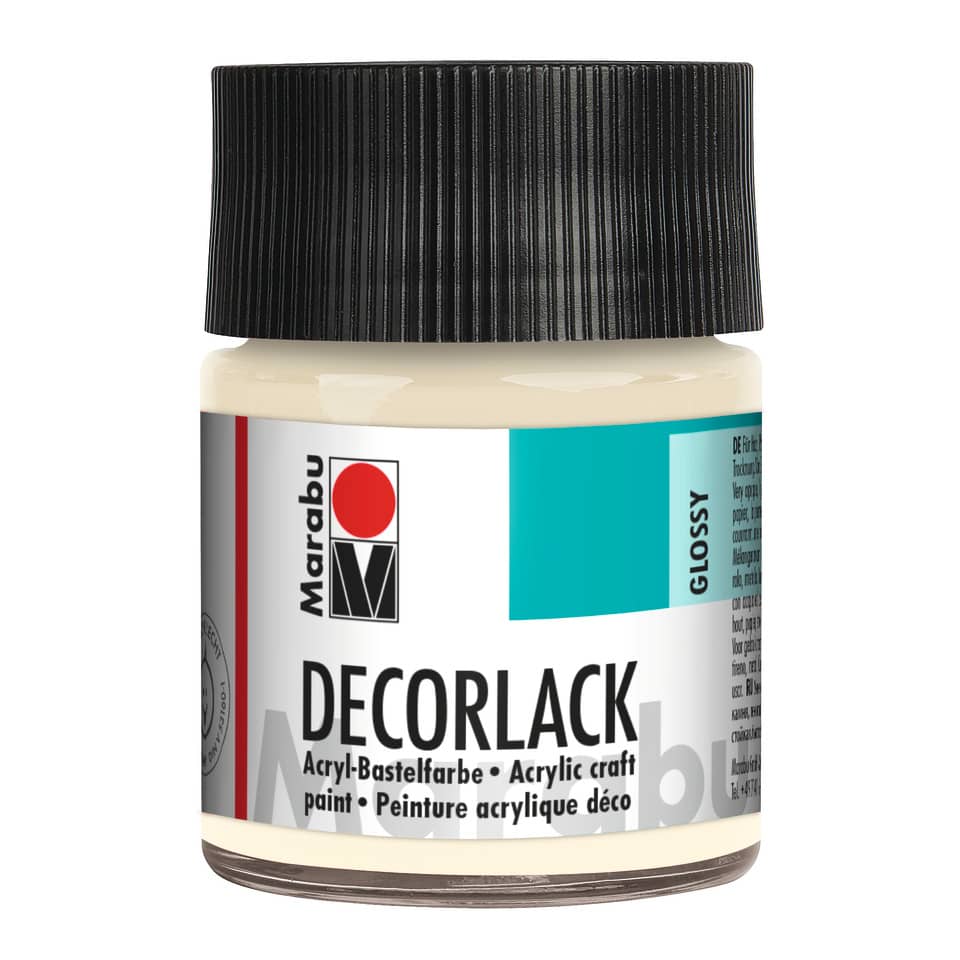 Decorlack Acryl, 50ml, elfenbein MARABU 11300 005 271 MARABU 1130 05 271  50ml