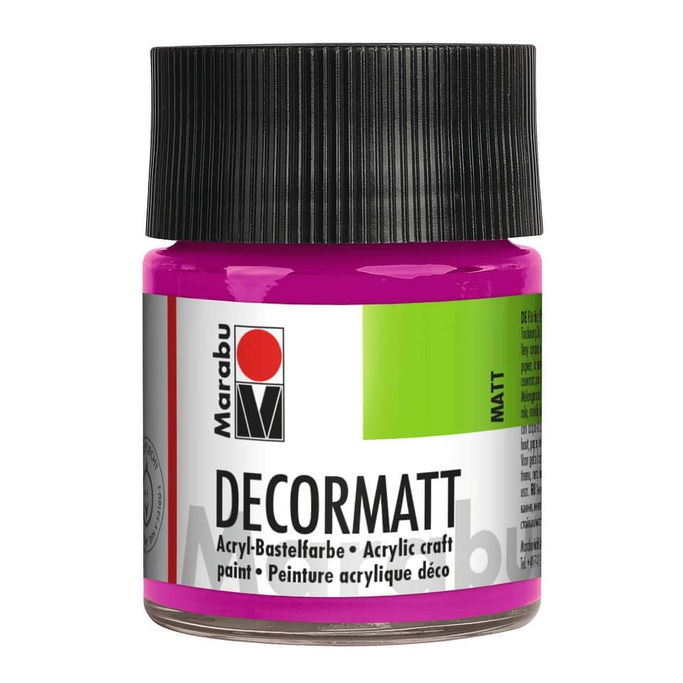 Decormatt Acryl, 50ml, magenta MARABU 14010 005 014 MARABU 1401 05 014  50ml