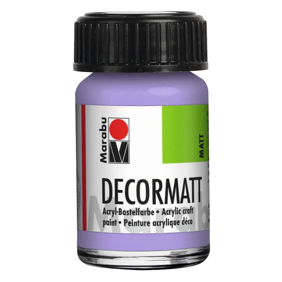 Decormatt Acryl, 15ml, lavendel MARABU 14010 039 007 MARABU 1401 39 007  15ml Glas