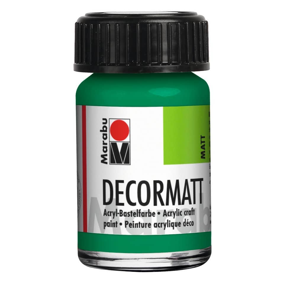 Decormatt Acryl, 15ml, saftgrün MARABU 14010 039 067 MARABU 1401 39 067  15ml Glas