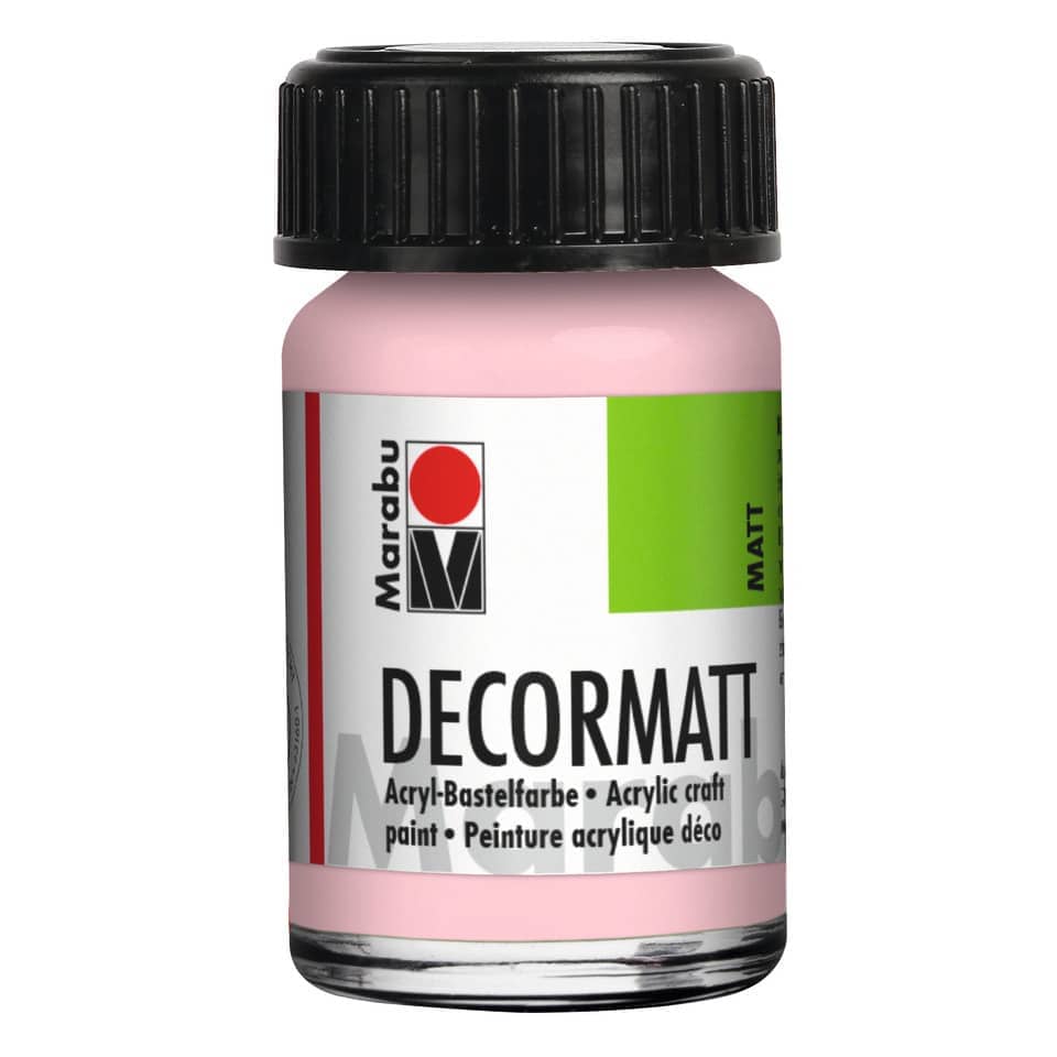 Decormatt Acryl, 15ml, wildrose MARABU 14010 039 231 MARABU 1401 39 231  15ml  Glas