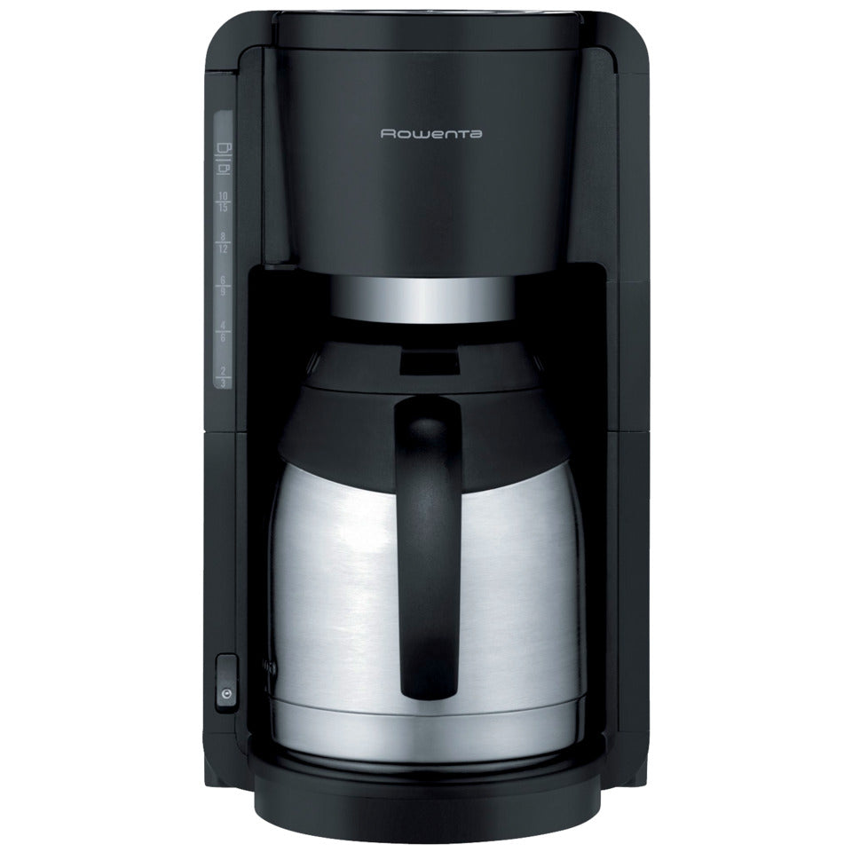 Filter-Kaffeemaschine Adagio Edelstahl, 1,25L, 850W, schwarz ROWENTA CT 3818 ROWENTA CT 3818 ADAGIO EDELSTAHL
