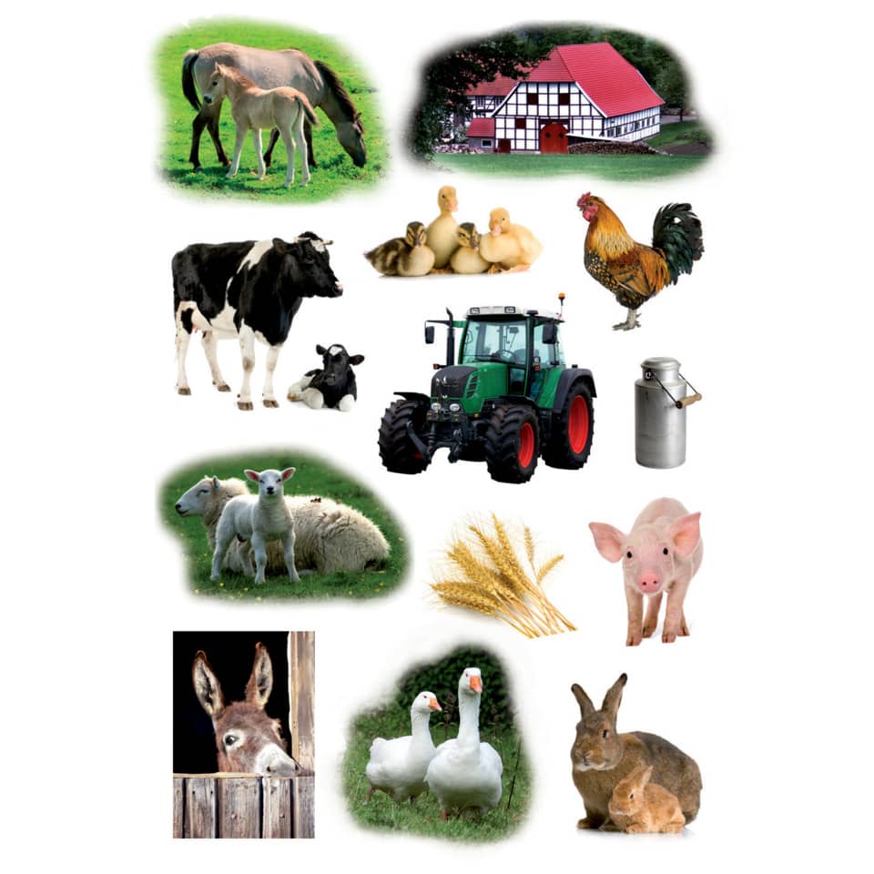 Sticker Bauernhoftiere, 39 Stück HERMA 3358 HERMA 3358 Decorsticker