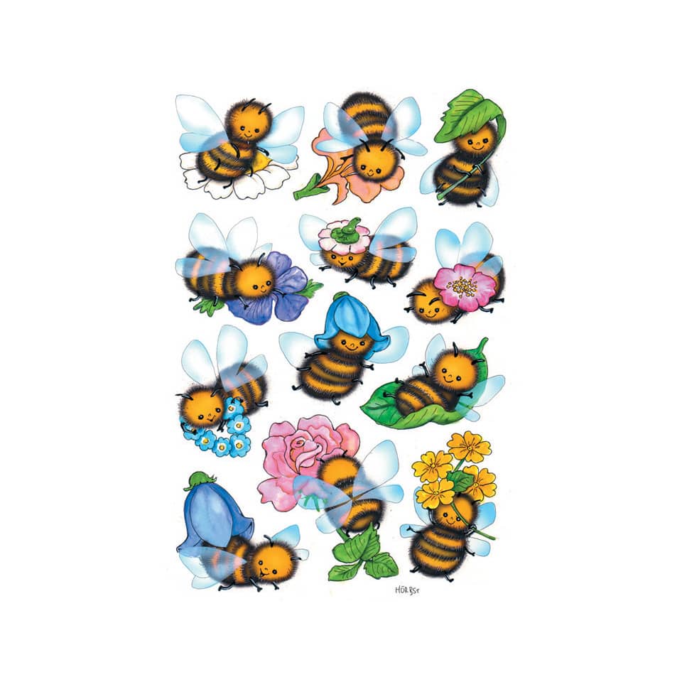 Sticker Lustige Bienen, 36 Stück HERMA 3569