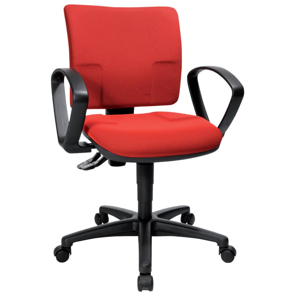 Bürodrehstuhl U50 rot   ohne Armlehnen TOPSTAR 8070 BC1 TOPSTAR 8070 BC1  ohne Armlehnen